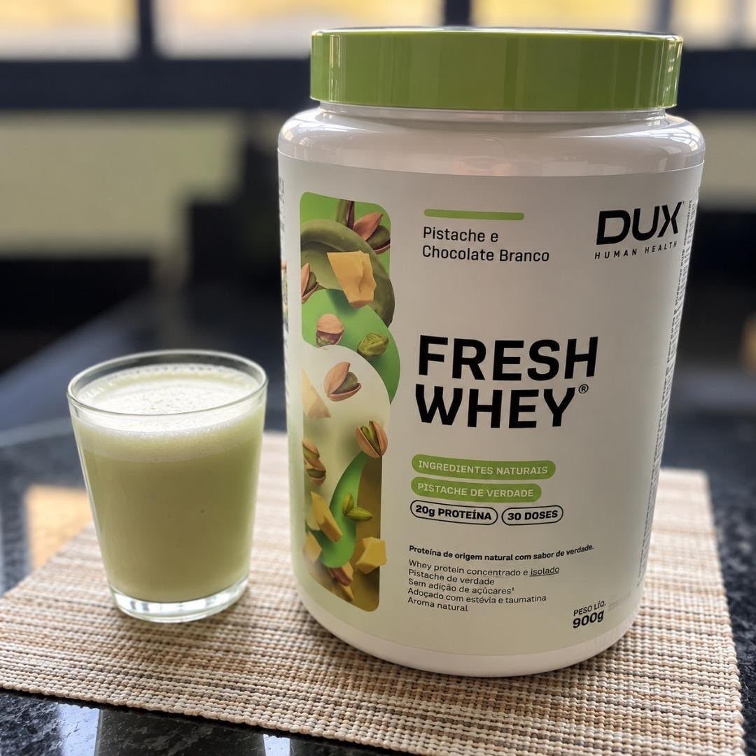 Dux Fresh Whey 900g Pistache e Chocolate Branco