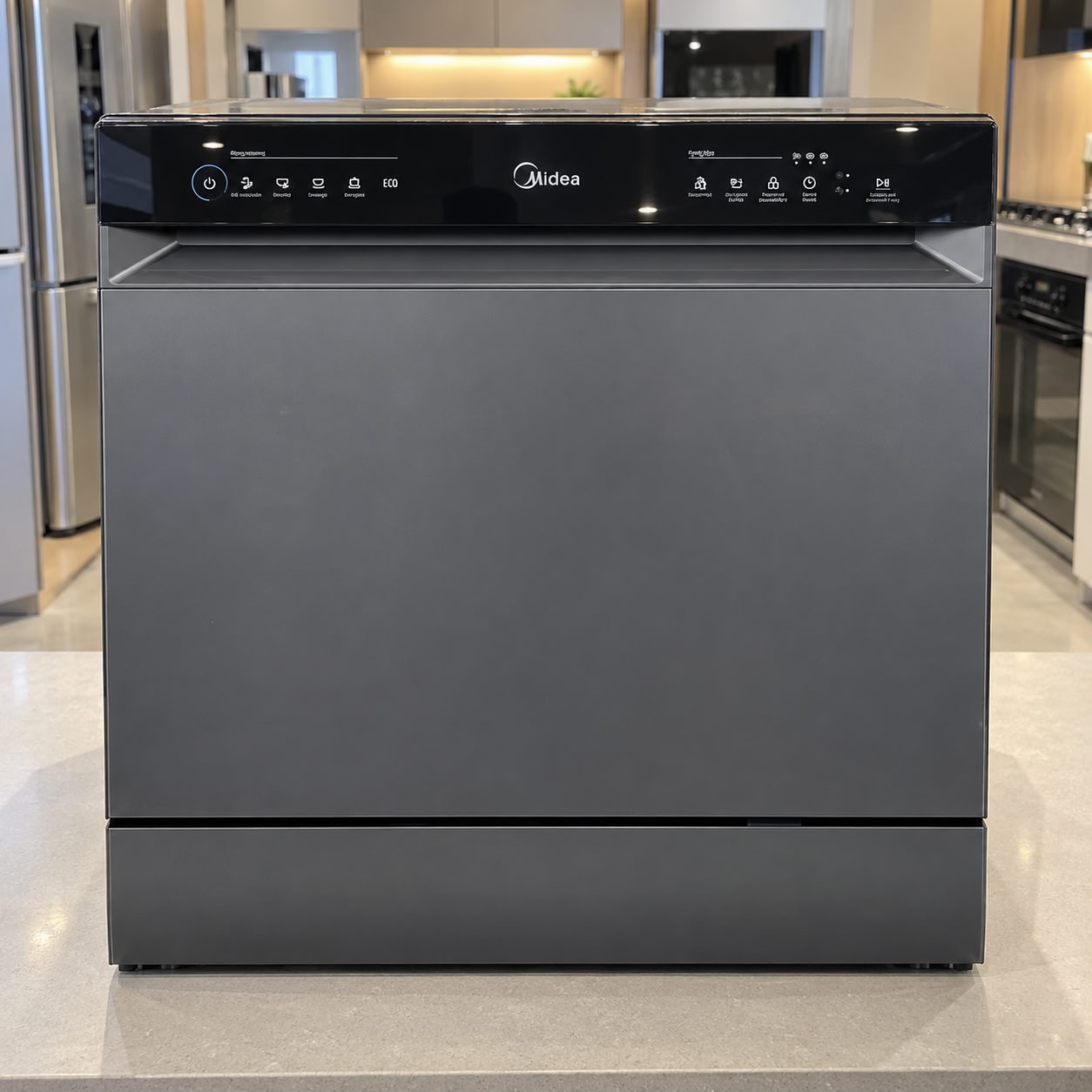 Lava Louças 8 Serviços Cinza Touch Plus Midea 220V