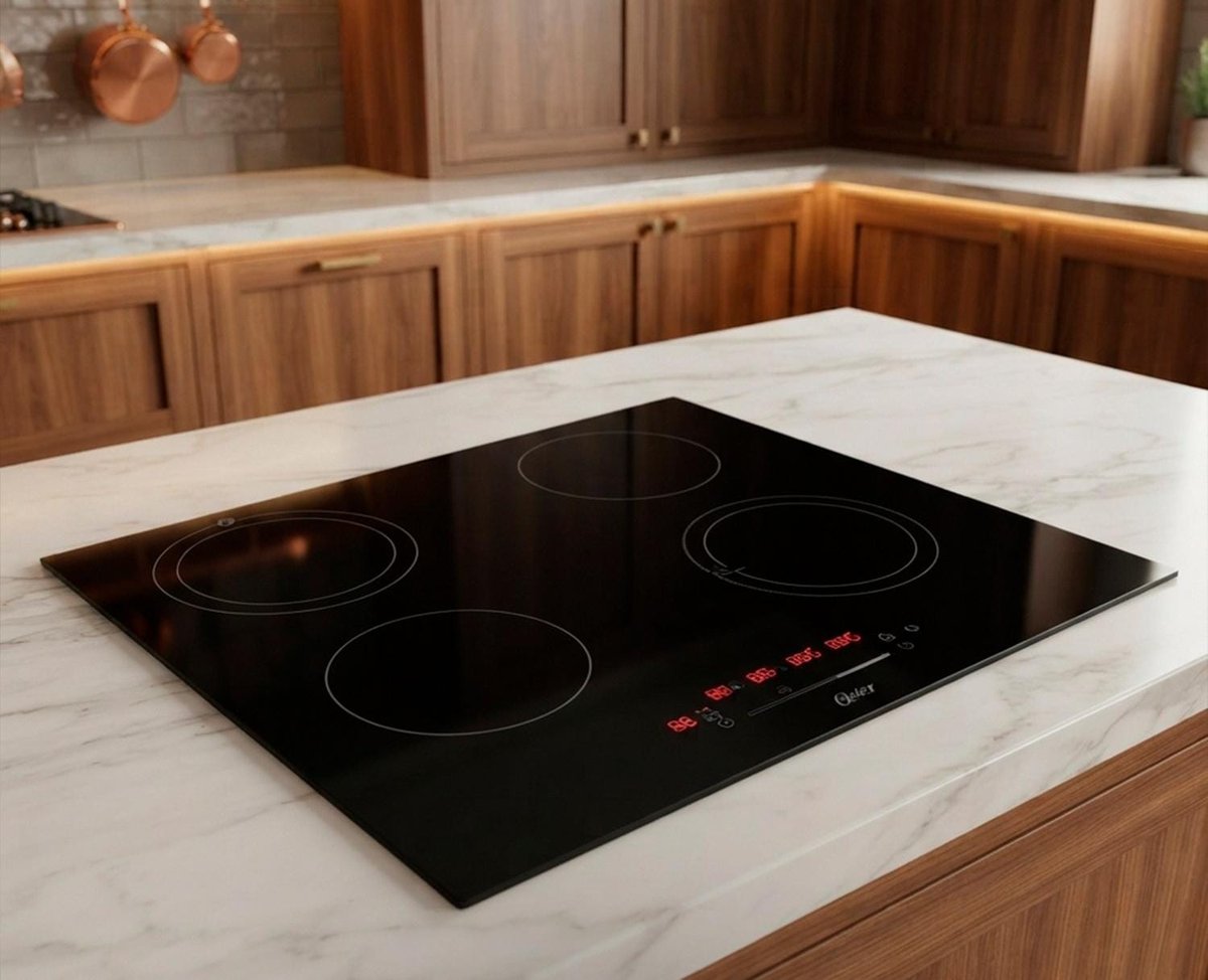 Cooktop Indução 4 Bocas Touchscreen Vidro Oster 220v ​