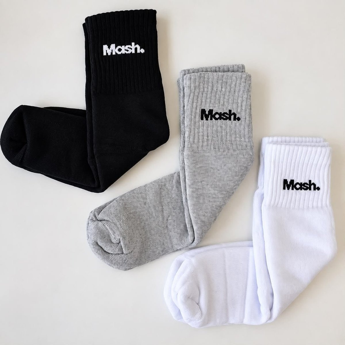 Kit com 6 Pares De Meias Mash Cano Médio