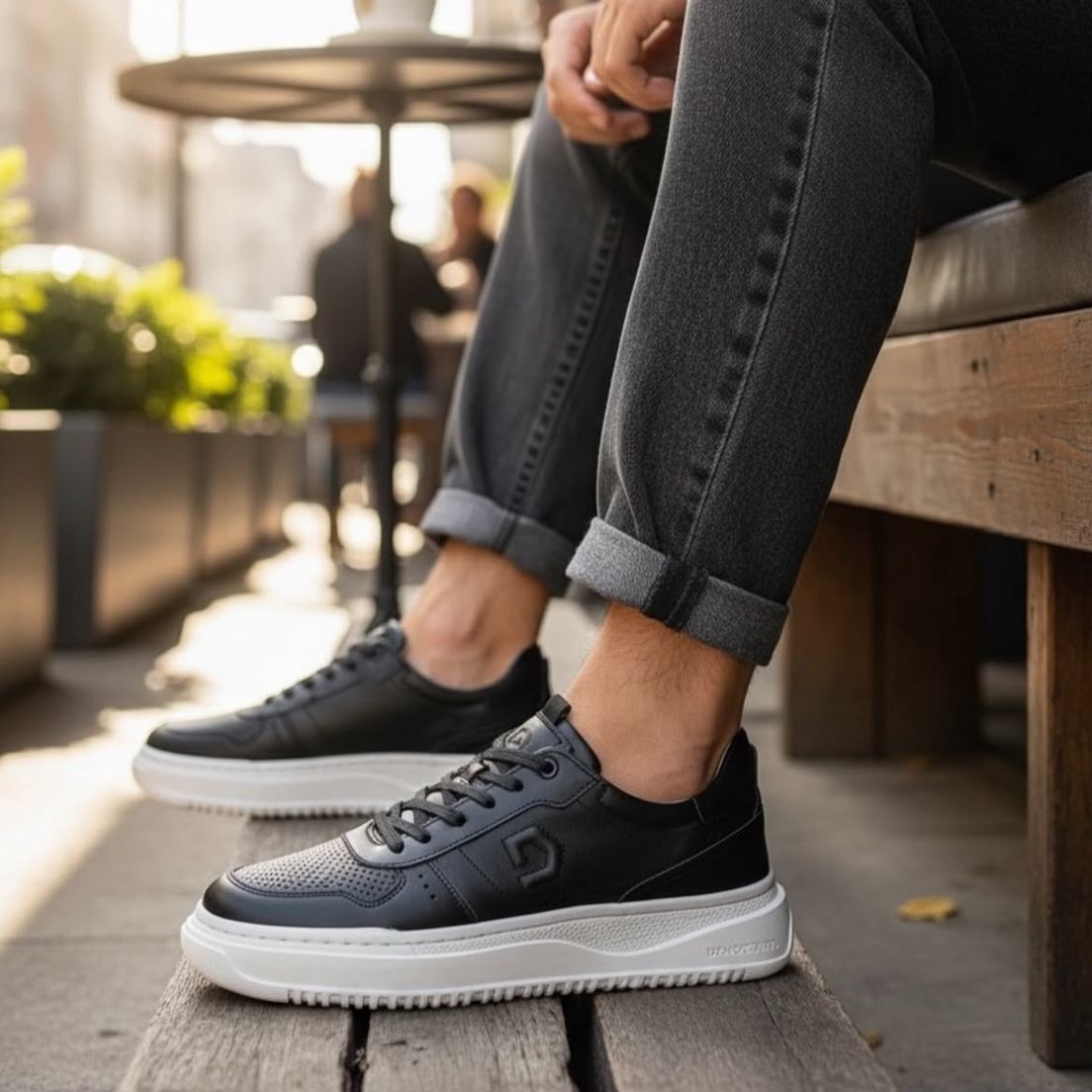 Tênis Democrata Denim Block