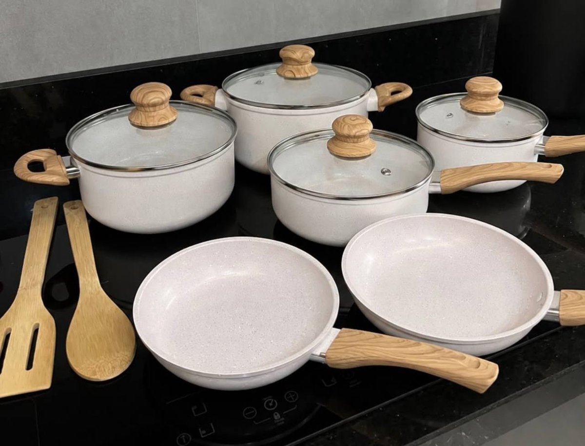 🍳 Jogo de Panelas Cerâmico Tuut Ecoglid 8 Peças