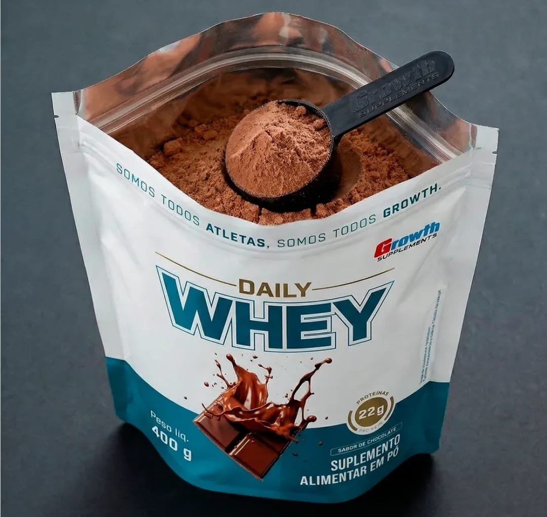 Daily Whey Protein 400g Growth Supplements Chocolate