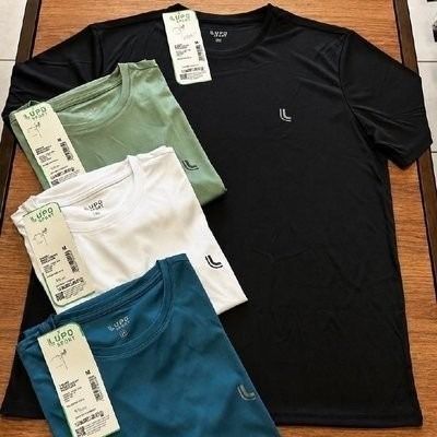 Kit 2 Camiseta Dry Masculina Fit Lupo Básica Academia (P ao XXG)