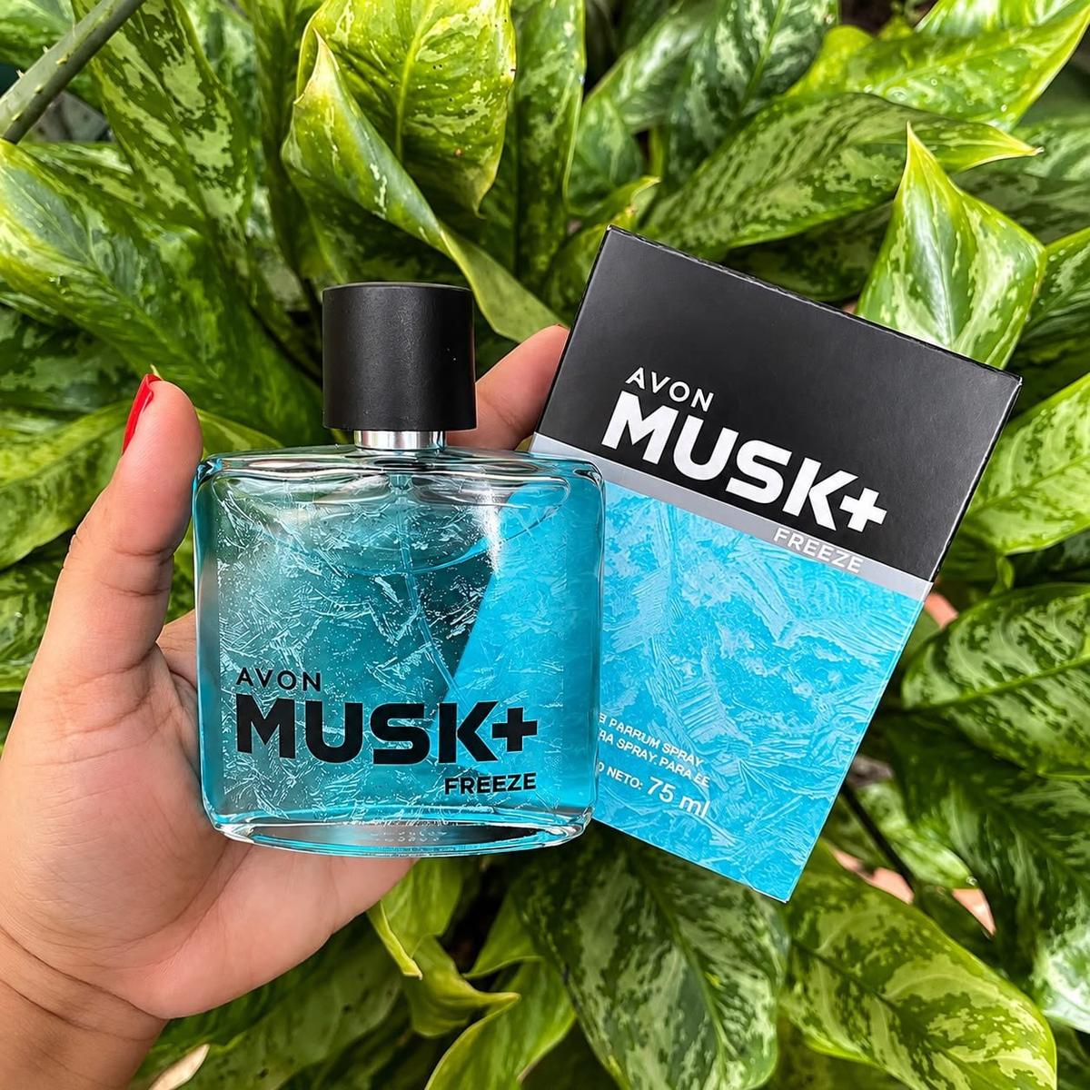 Deo Colônia Avon Musk+ Freeze 75ml