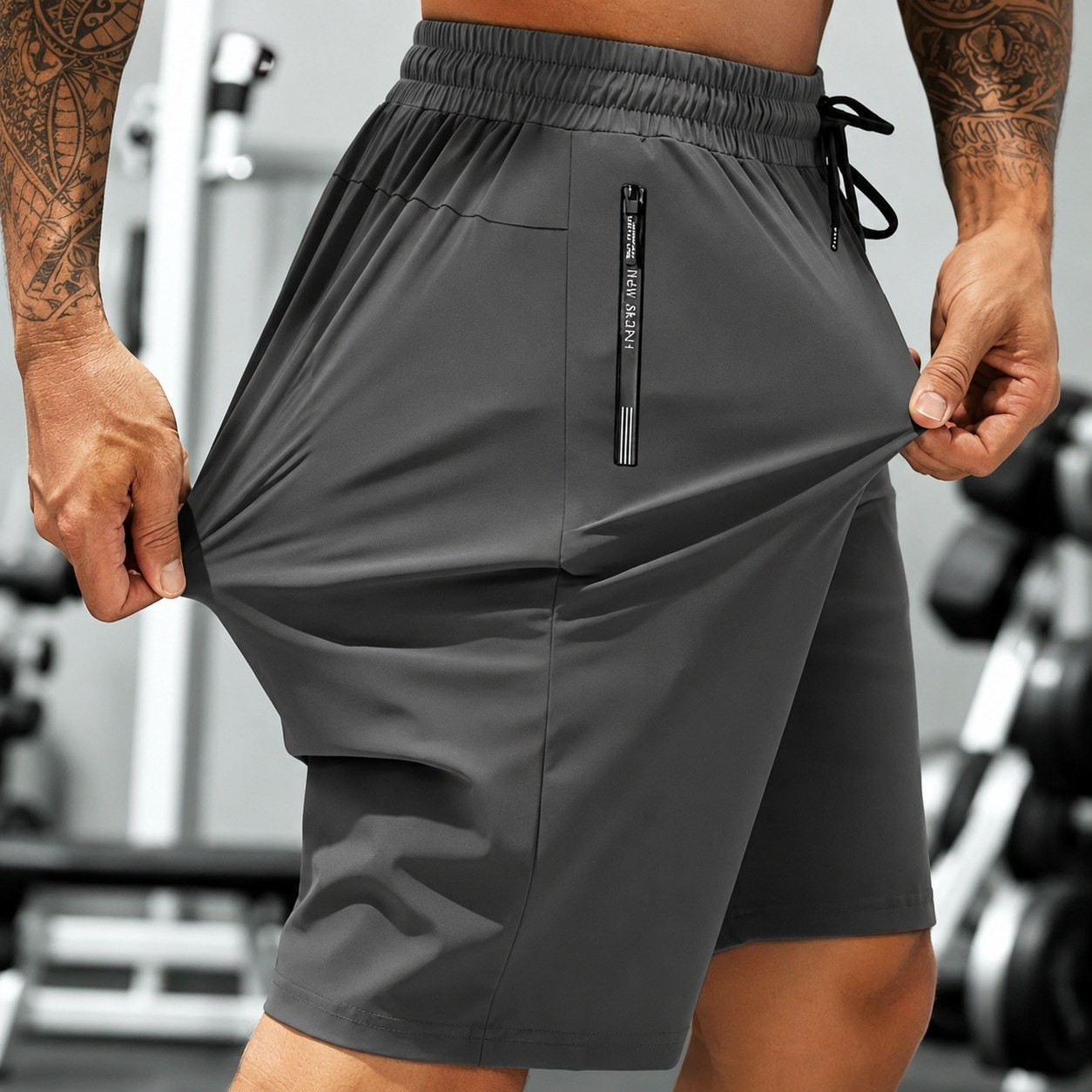 Bermuda Slim Fit com Elastano