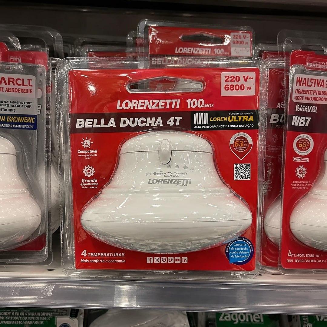 Chuveiro Elétrico Lorenzetti Bella Ducha Ultra 4T 6800W 220V