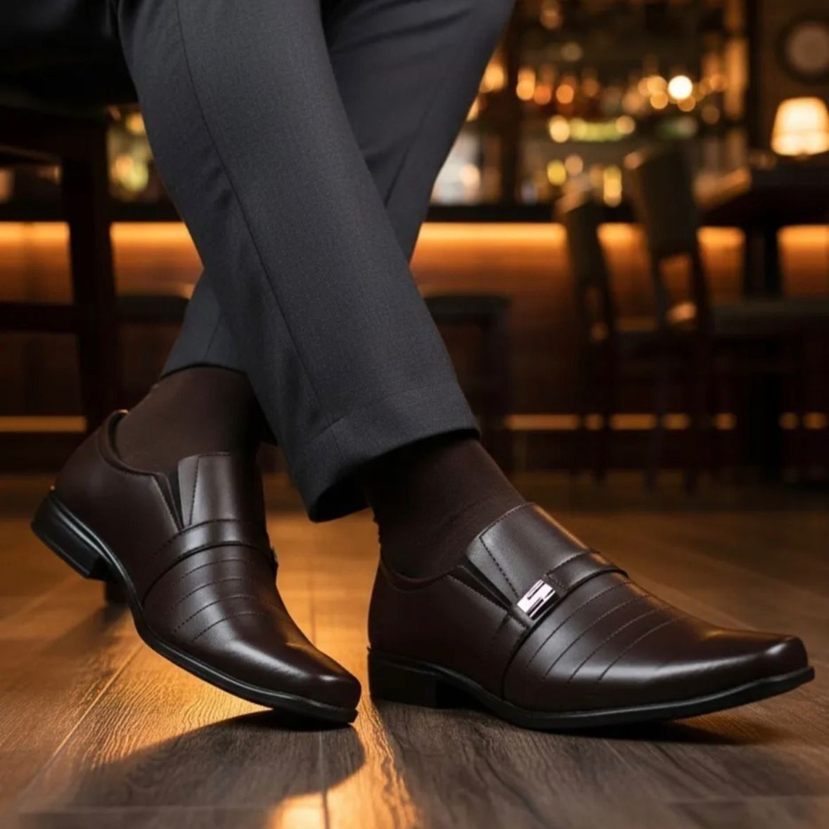 Sapato Oxford Social Masculino Couro Italiano Elegante Fosco (37 ao 44)