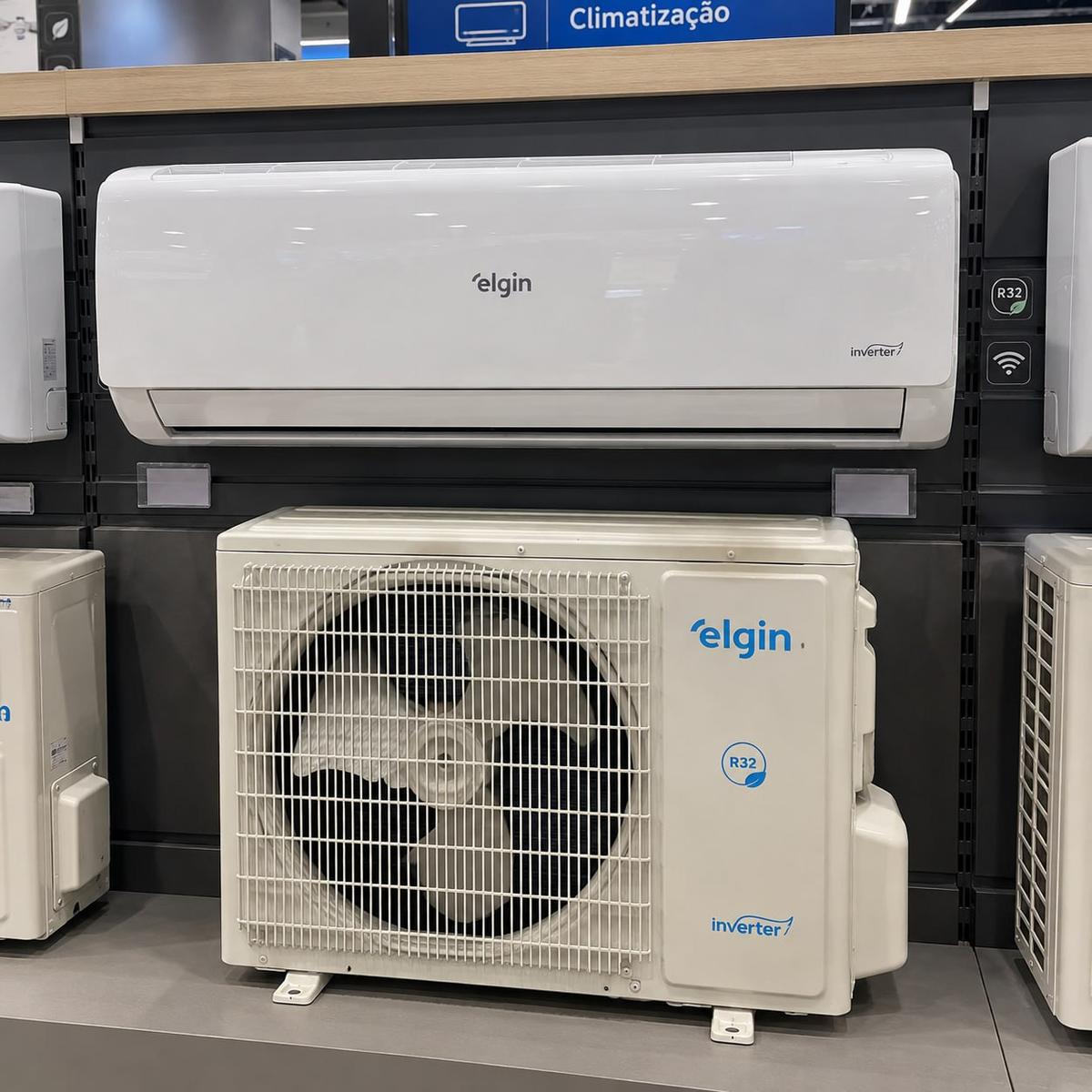 Ar Condicionado Split Elgin Eco Inverter III WiFi 12000 BTUs 220V Gás Refrigerante R-32