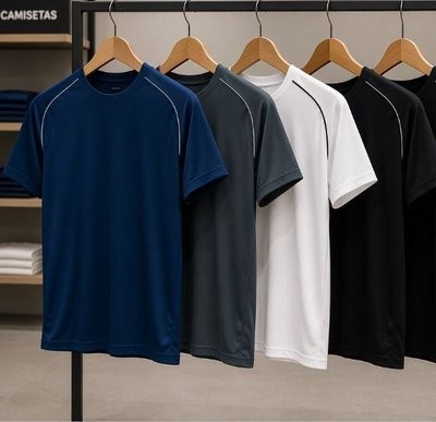 Kit 4 Camisetas Masculina Dry Fit Ultra Leve Academia (P ao GG)