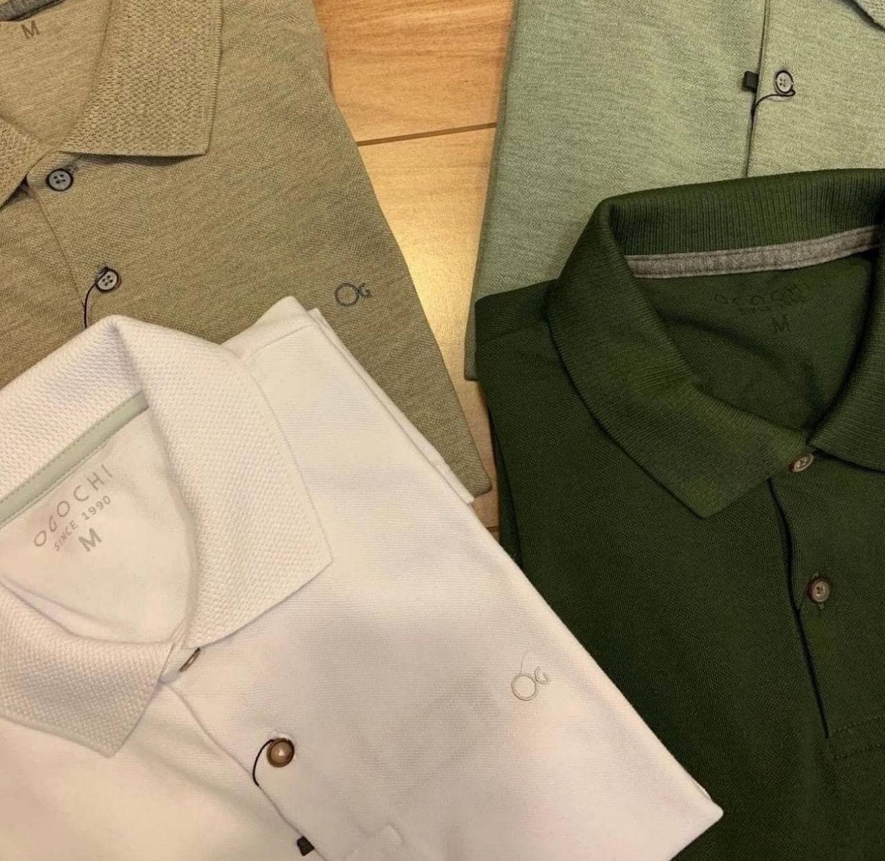 Camisa Gola Polo Social Masculina Slim Algodão Casual Ogochi (P ao XG)