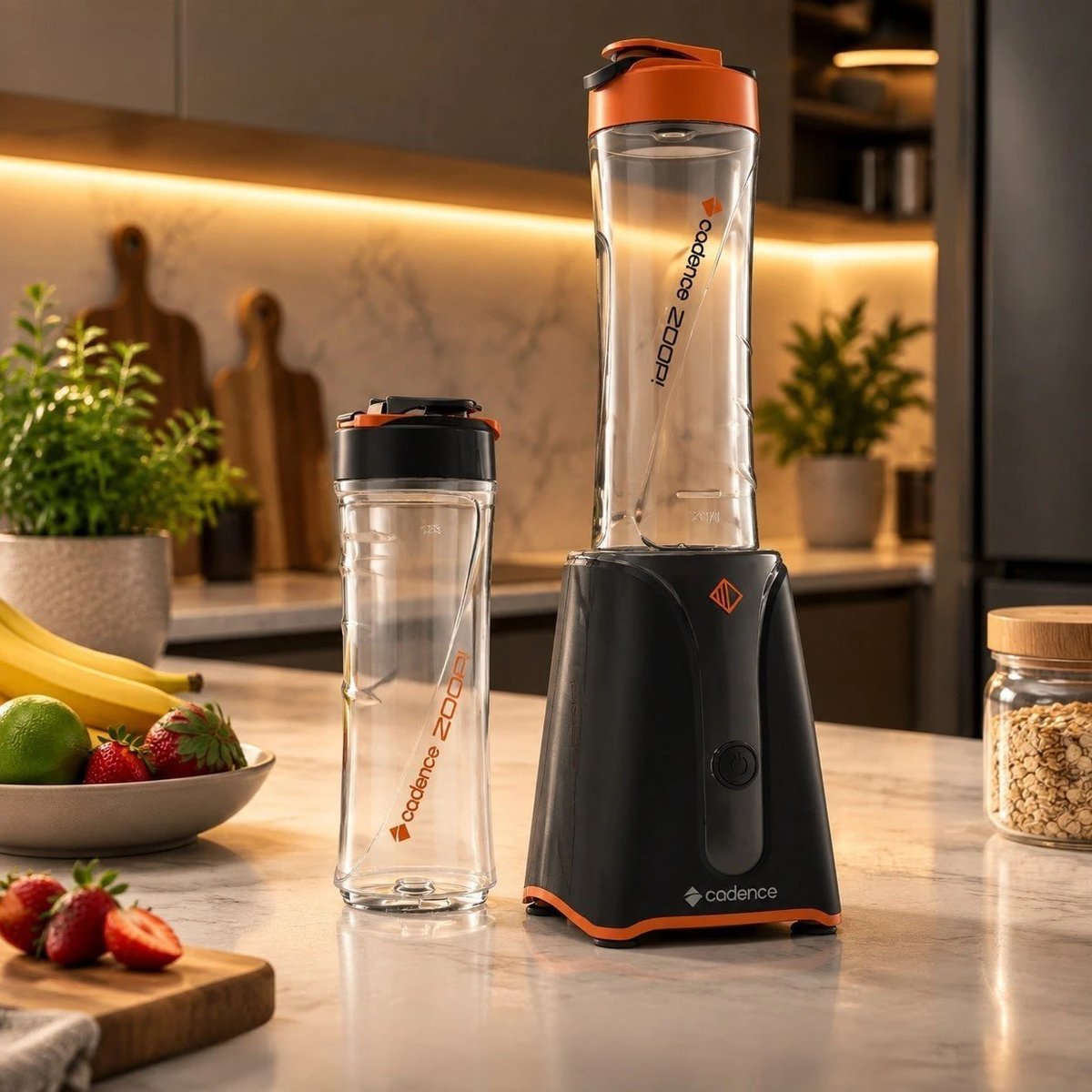Liquidificador Cadence Zoop Contrast 2 Jarras Turbo 127v
