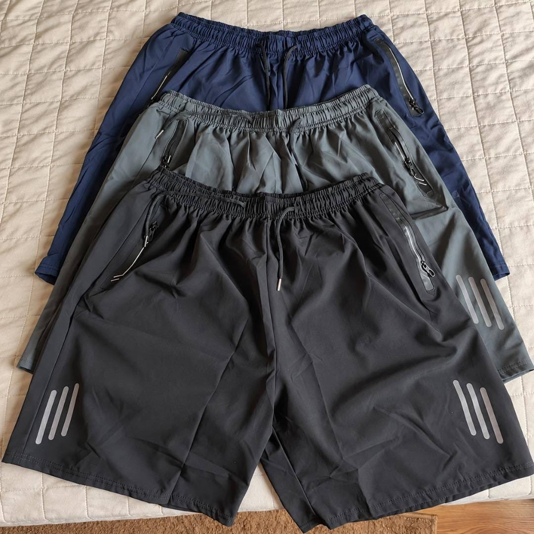 Kit 3 Bermuda Masculina Short Tactel Secagem Rápida Academia