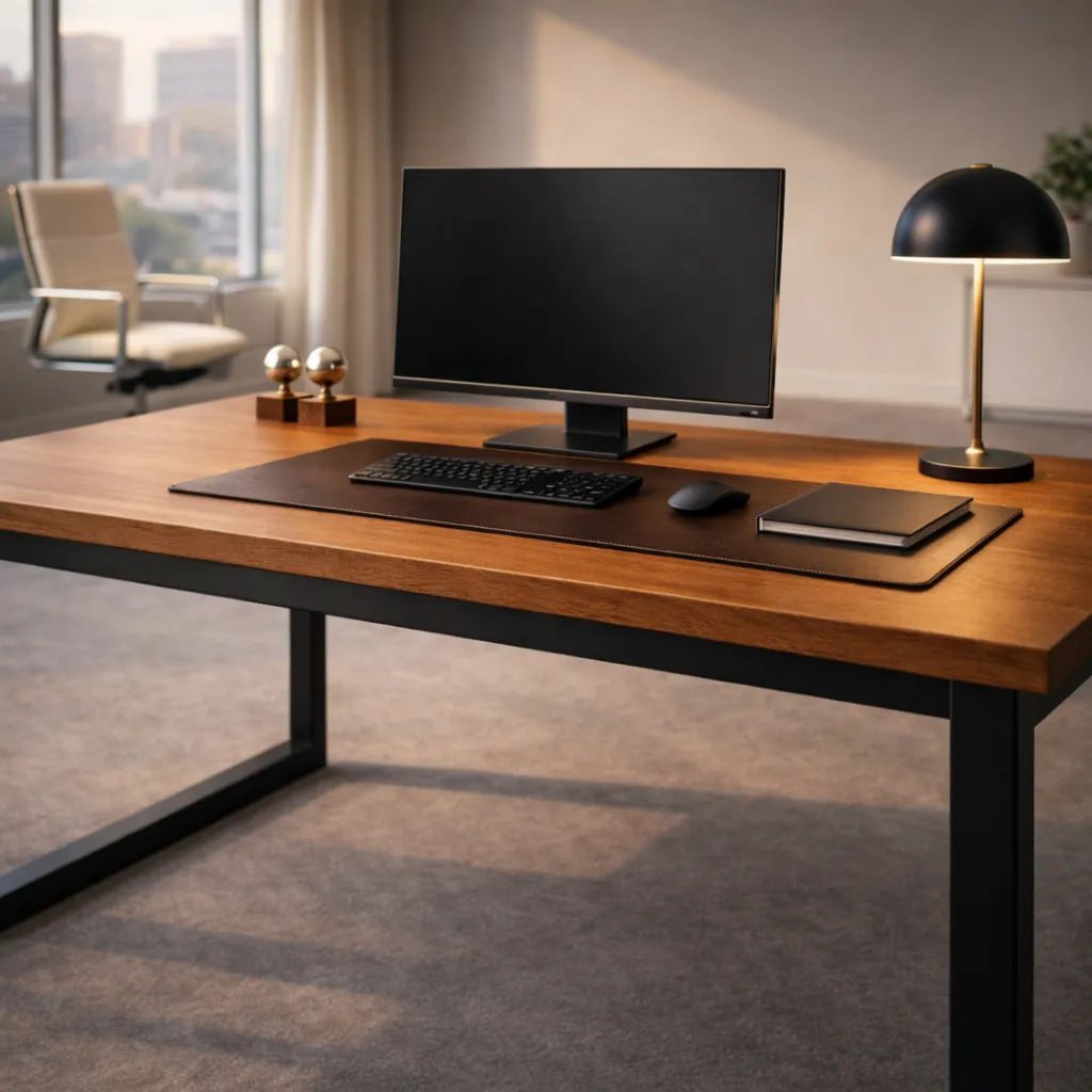 Mesa Industrial 150cm Para Trabalho Escritório Em Metalon