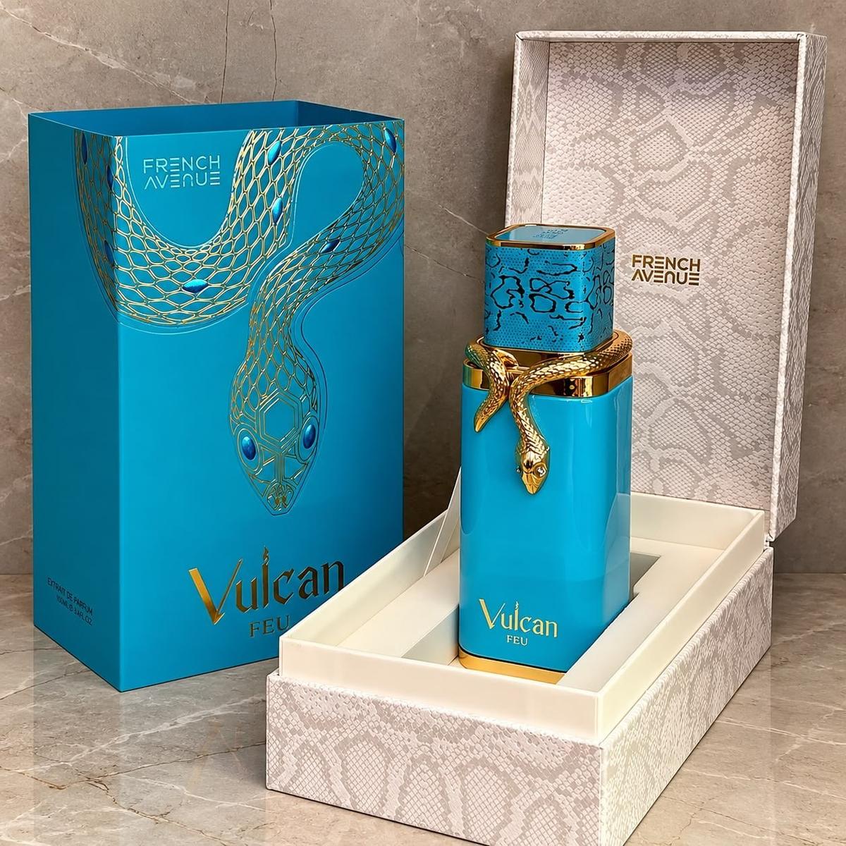 Perfume Arabe Vulcan Feu Citrico Frutado Edp 100ml