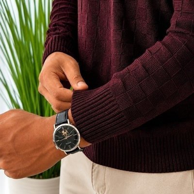 Suéter Masculino Lã Tricot Manga Longa (P ao GG)