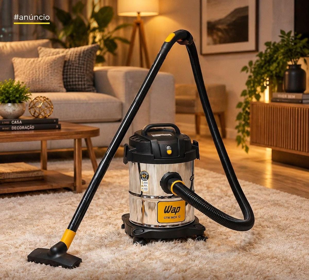 Aspirador De Pó E Água 1400w 12 Litros Gtw Inox 12 Wap - 110V ​