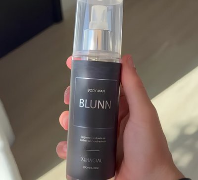 Body Splash Masculino Blunn 200ml By Primacial - Perfume Floral Cítrico