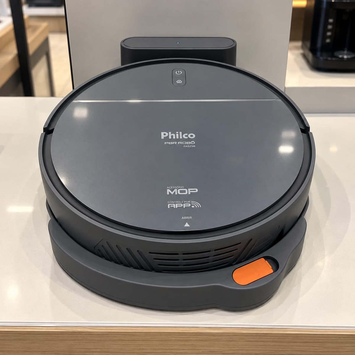 Aspirador Robo Philco Pas29a Bivolt Cinza