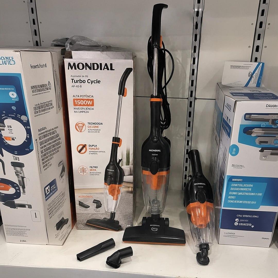 Aspirador de Pó Turbo Cycle, Mondial, 1500W - AP-40-B