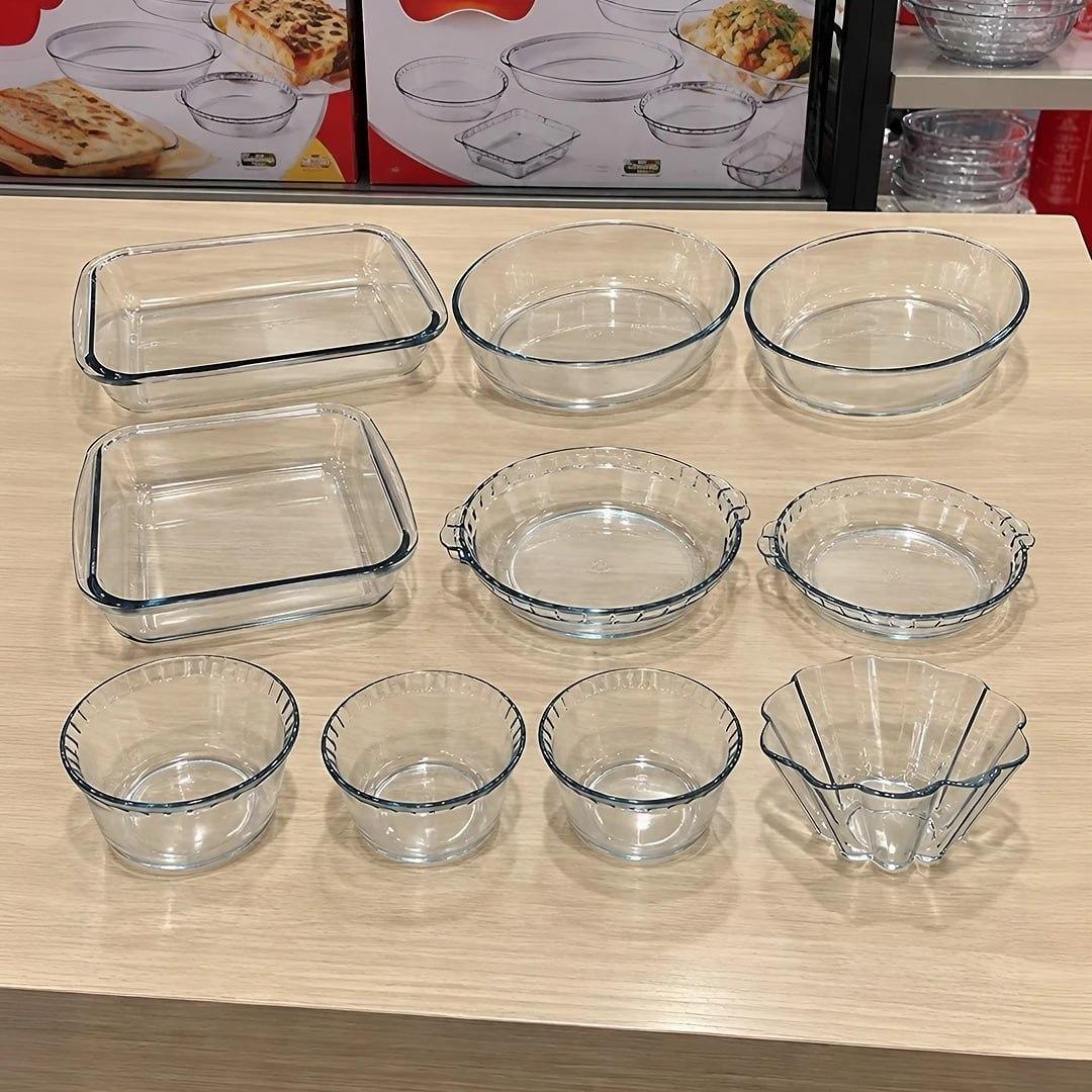 Conjunto de Assadeiras e Formas Marinex 10 Peças