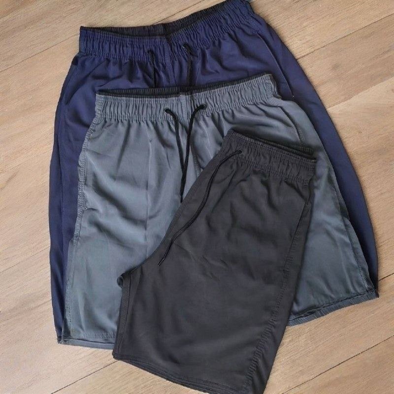 Kit 4 Short Praia Masculino Bermuda Tactel Verão Academia