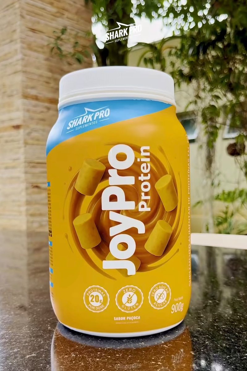Whey Protein Joypro Shark Pro em pó sabor Paçoca x 900g