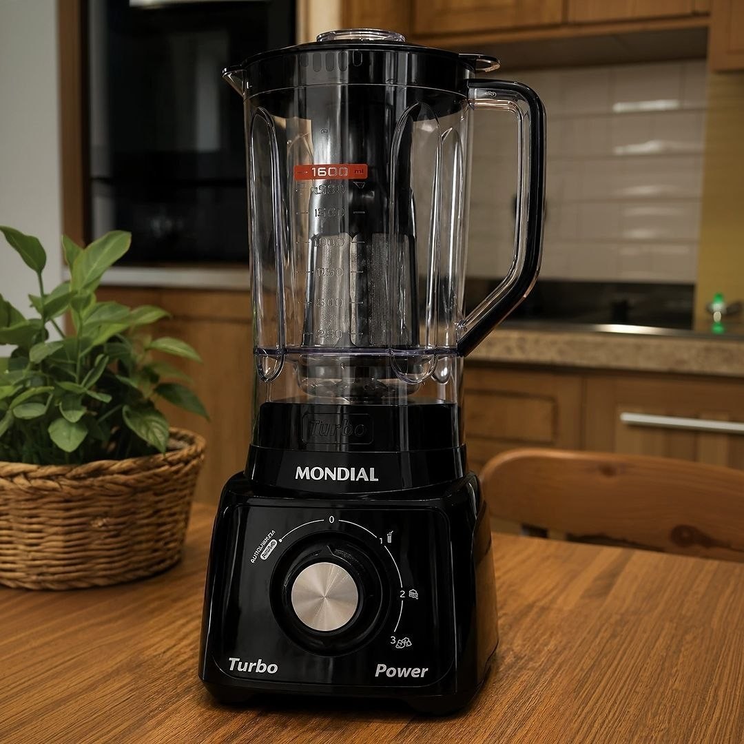 MONDIAL Liquidificador Turbo Power, Preto, 550W, 110V - L-99 FB