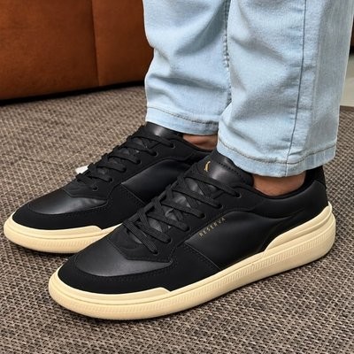 Tênis Reserva Go Horizon Social Casual Elegante Trabalho Preto (38 ao 41)