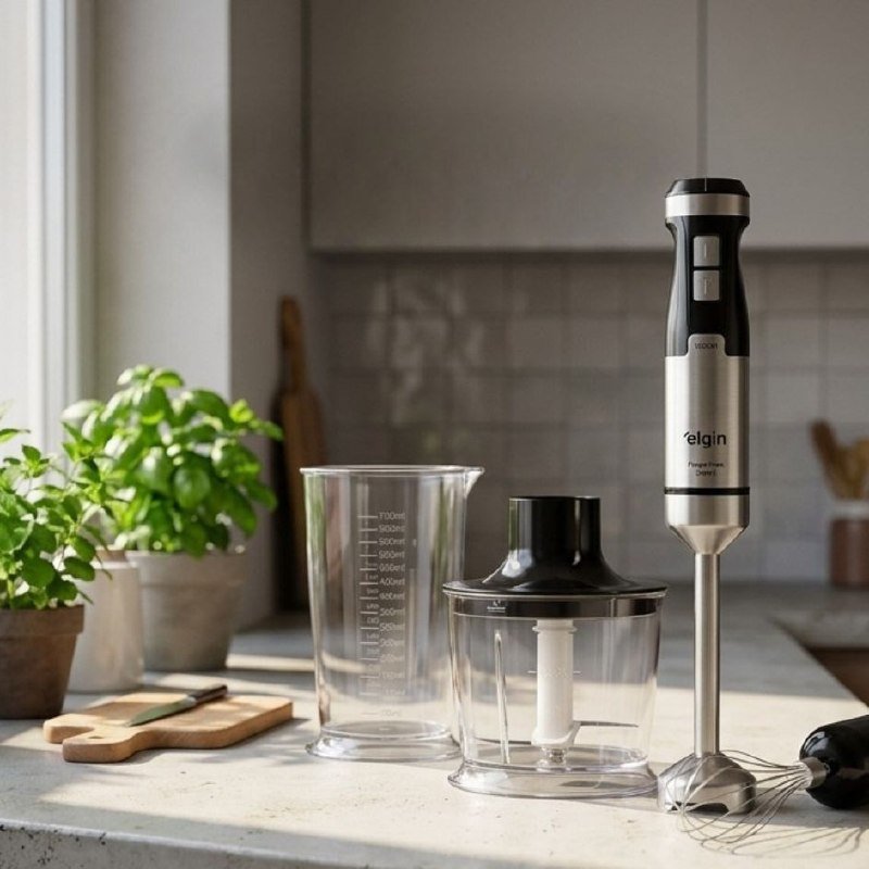 Mixer Power Inox 3 Em 1 Elgin 1.000w 127v