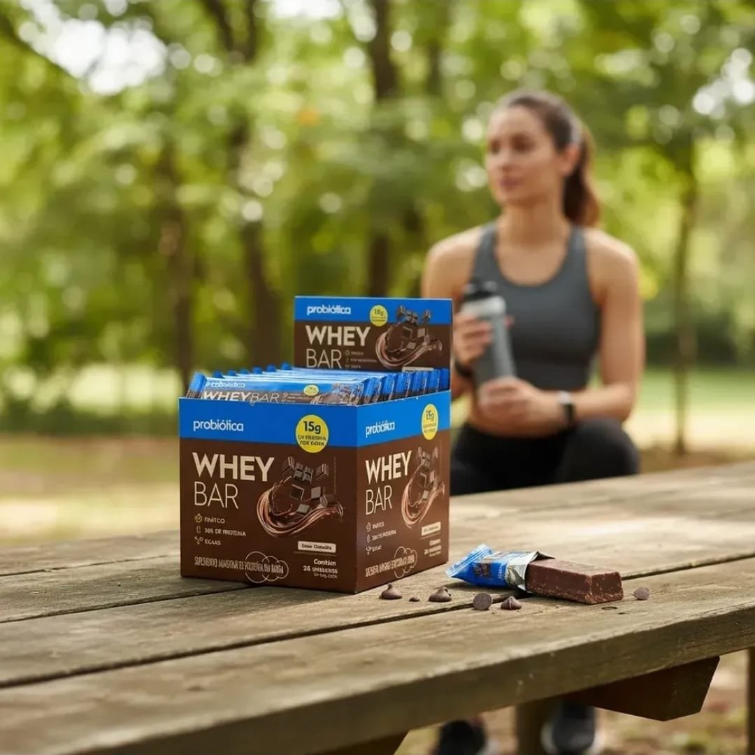 Barra de proteínas Probiótica Whey sabor Chocolate x 960g 24 un