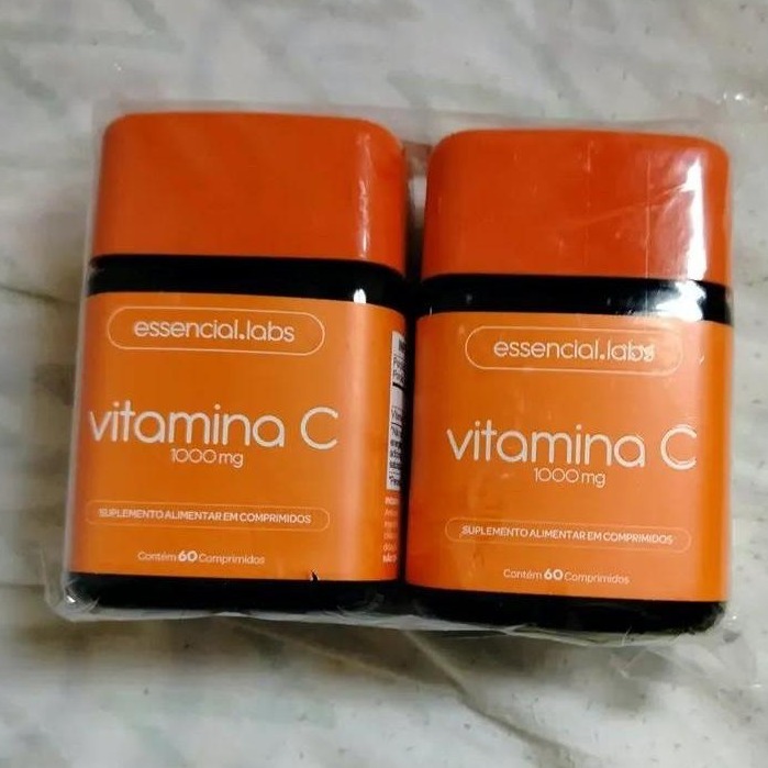 Vitamina C 1000mg Fórmula Concentrada e 100% Pura (60 Doses)