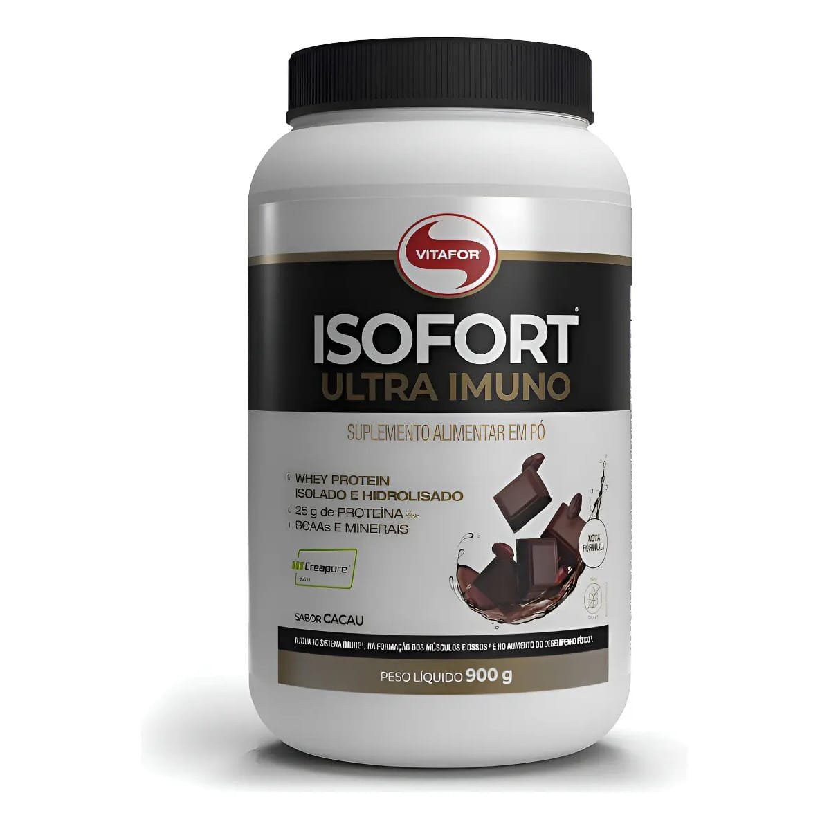 Isofort Ultra Imuno - 900g Cacau - Vitafor Chocolate