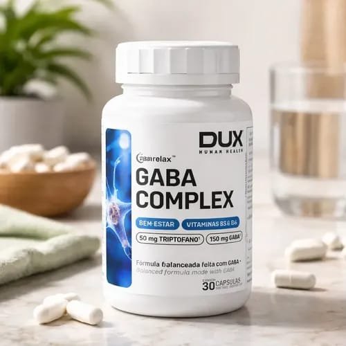 Suplememento Alimentar Gaba Complex 30 Caps Dux Nutrition Sem Sabor