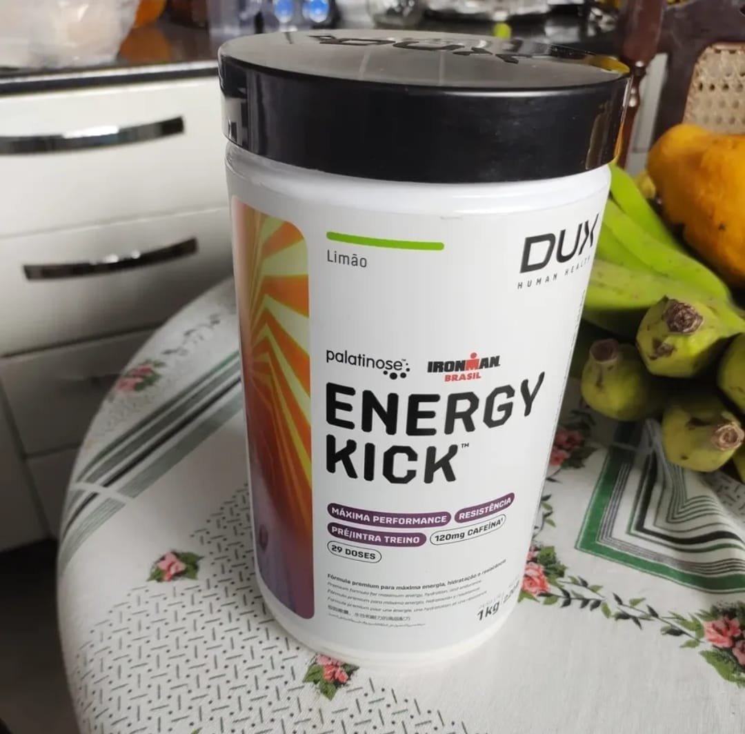 Energy Kick Caffeine - 1kg - Limão - Dux Nutrition Limão