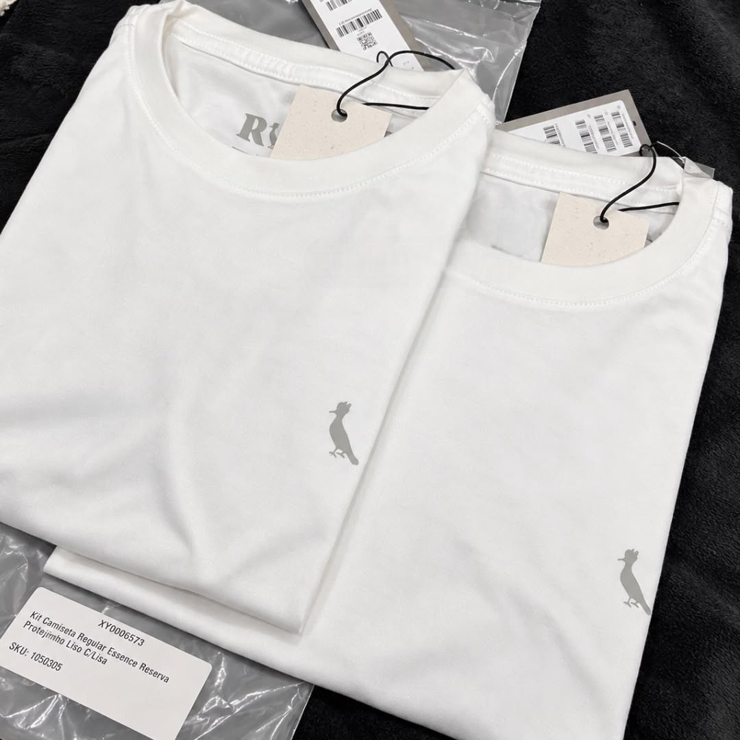 Kit com 2 Camisetas Regular Essence Reserva