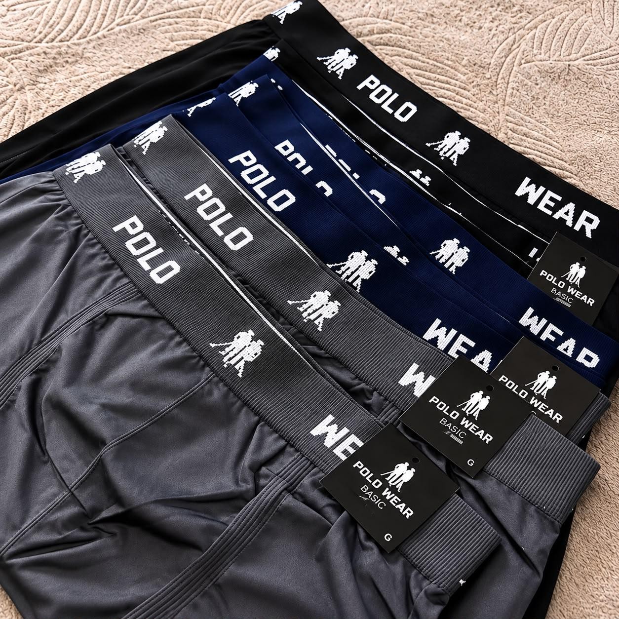 Kit 10 Cuecas Boxer Sem Costura Polo Wear Sortido (M ao GG)