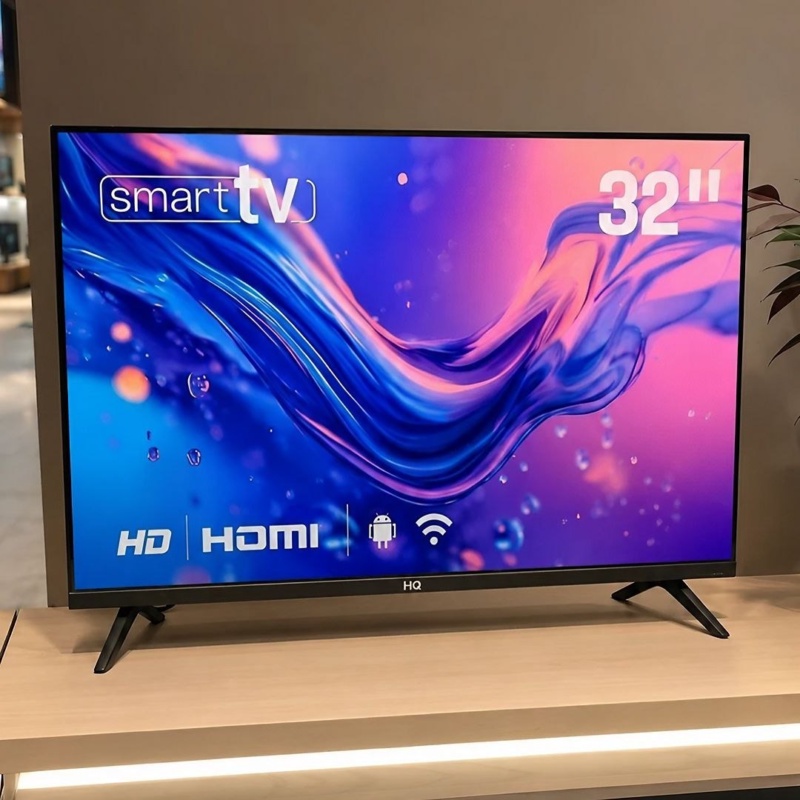 Smart Tv Hq 32 Hd Android 12 Design Slim Hqs32nkhm