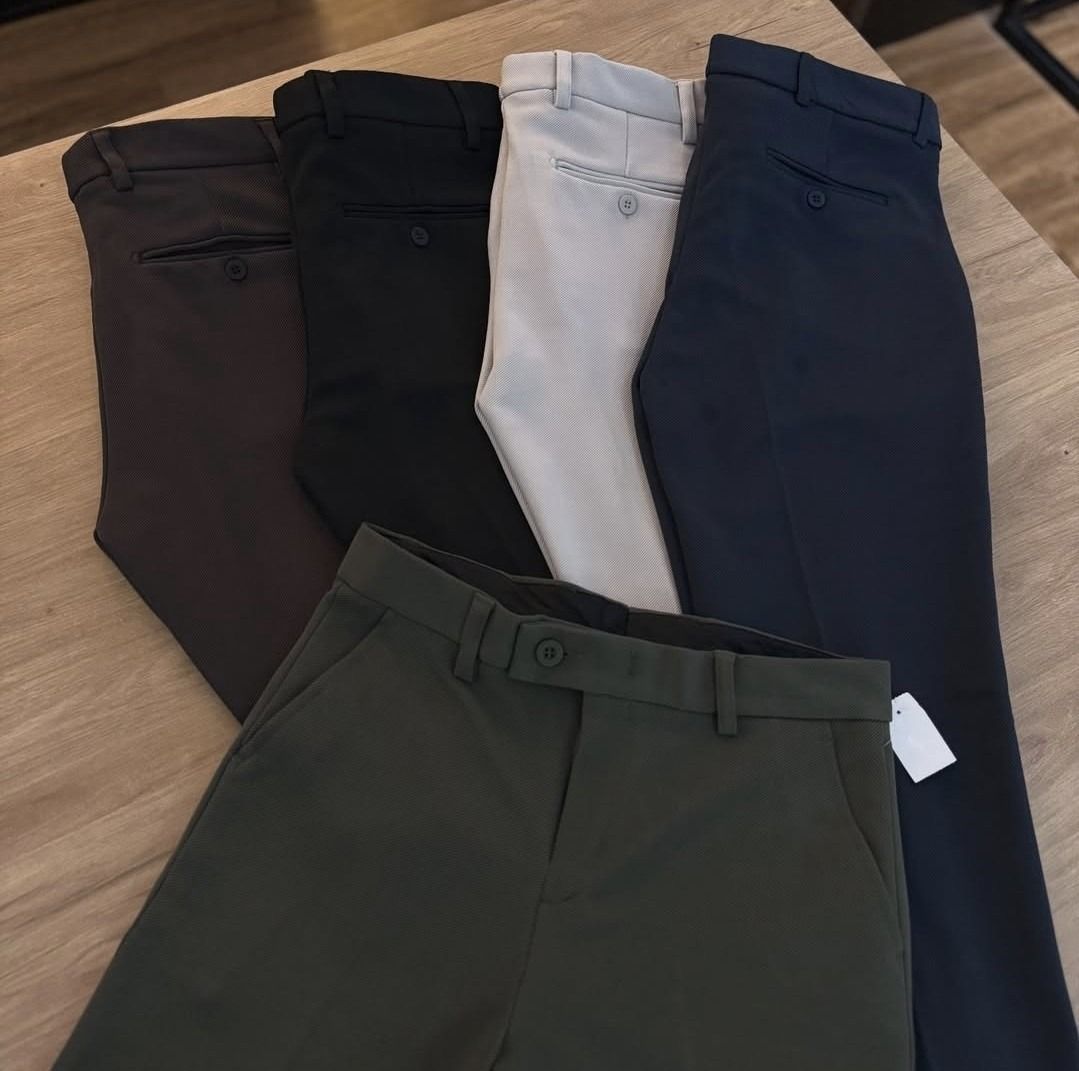 Calça Social Alfaiataria Masculina Malha Elastano Stretch (38 ao 50)