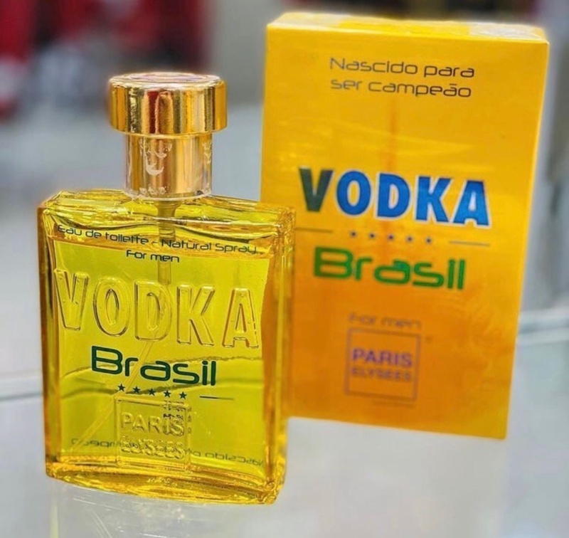 Perfume Vodka Brasil Amarelo Paris Elysees Masculino Intense 100ml