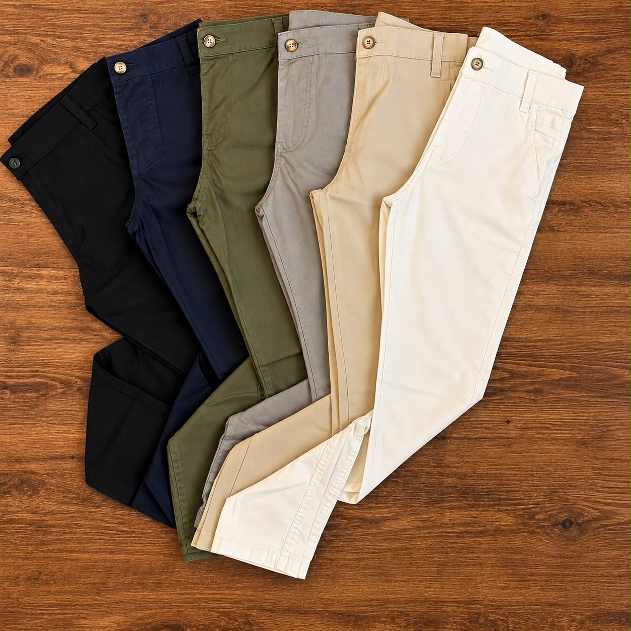 Calça Sarja Alfaiataria Esporte Fino (4 cores)