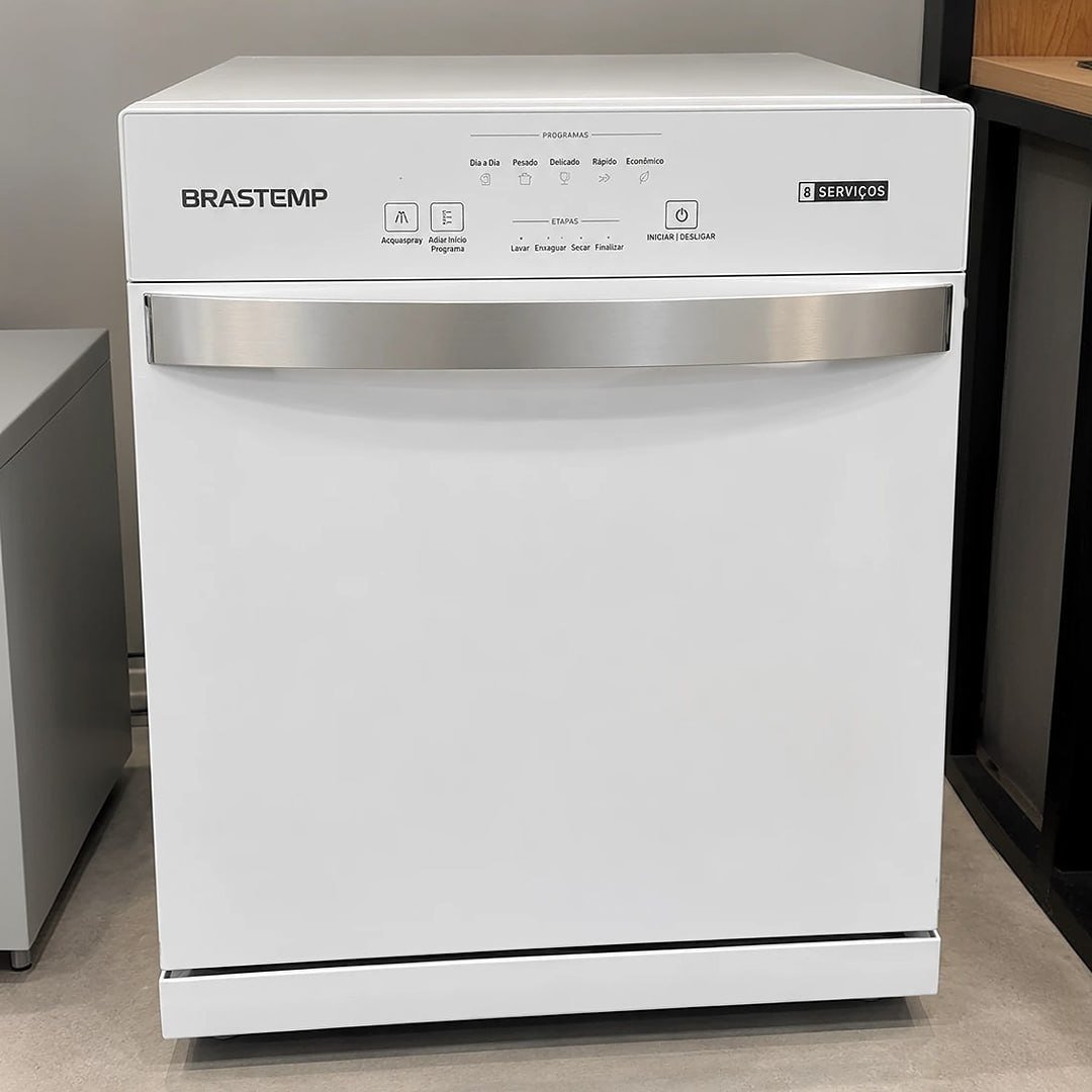 Lava-louças 8 Serviços Blf08bb Cor Branco Brastemp 127V