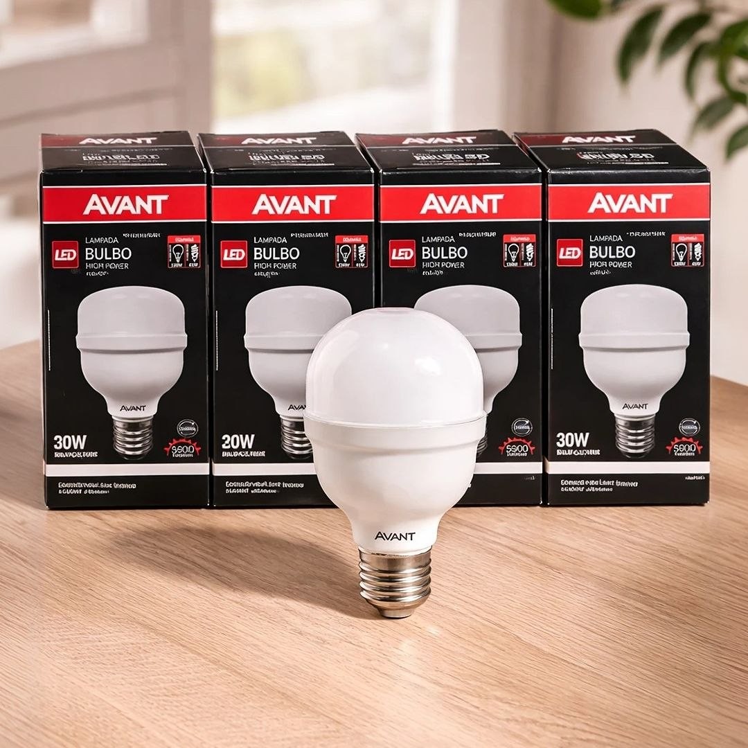 Kit 5 Lâmpadas Led 30w Bulbo 6500k Branco Frio Cor da luz Branco-frio