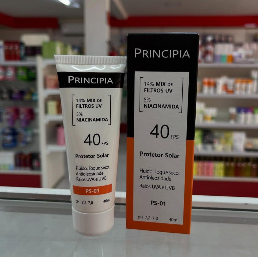 Principia Kit C/ 2 Protetor Solar Facial Ps-01 Fps 40