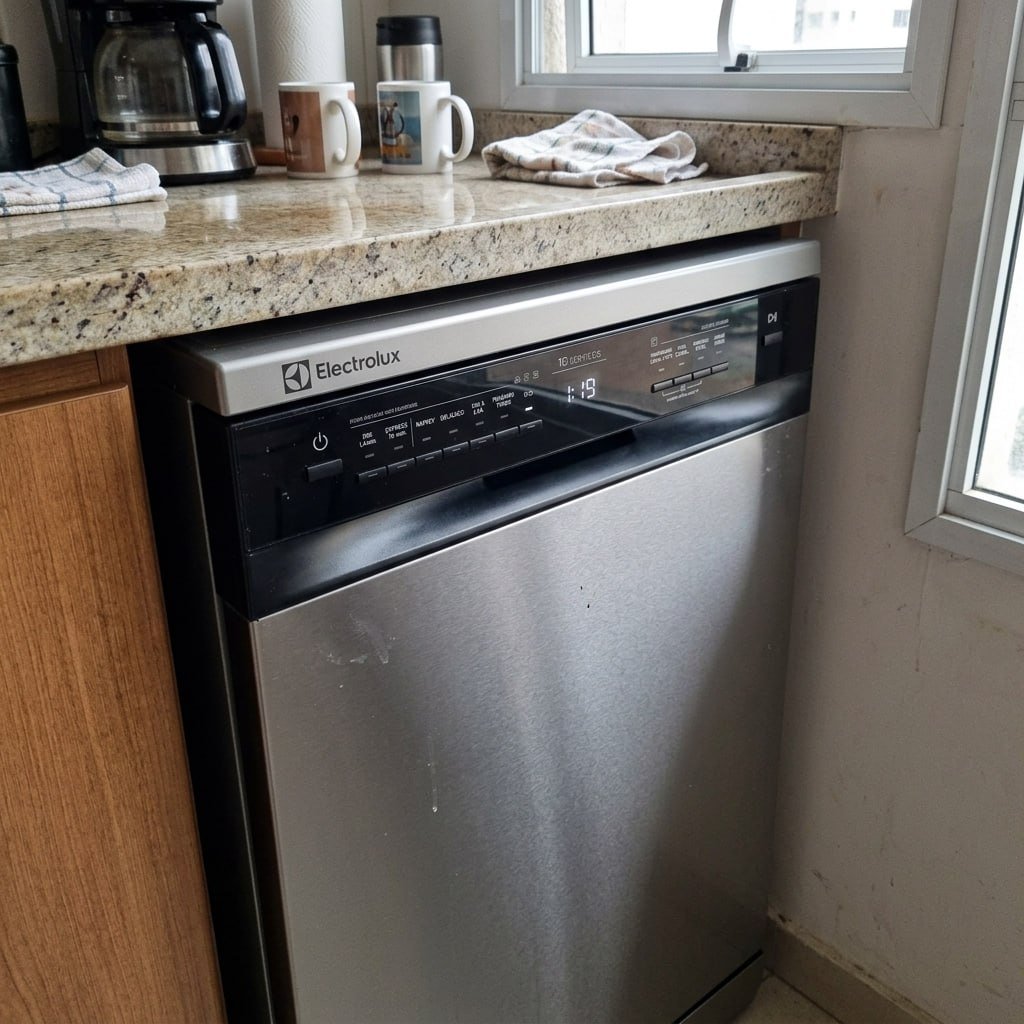 Lava-louça Electrolux 10 Serviços Inox Lava E Seca 50' Ls10e Cor Prateado