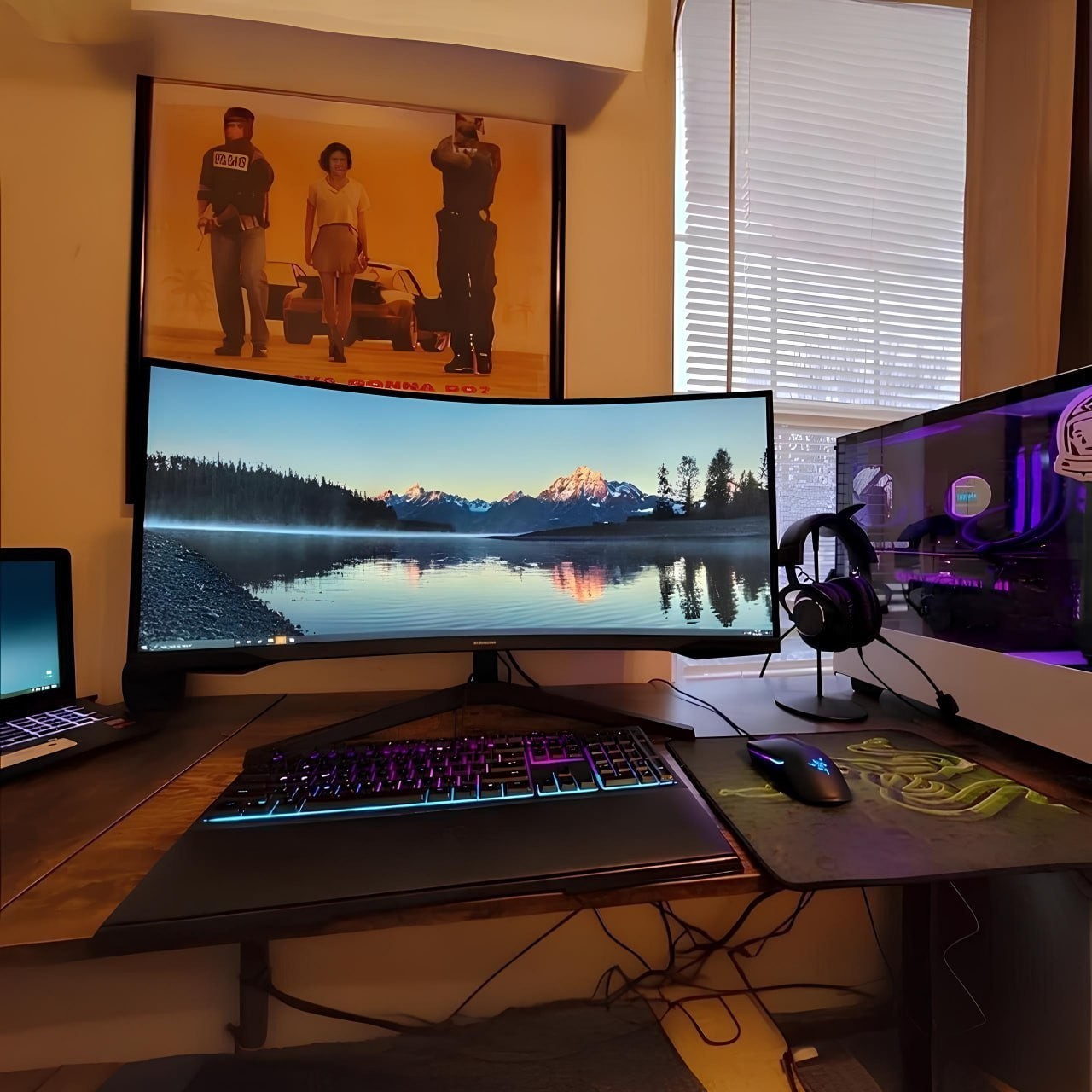 Monitor Gamer Curvo Samsung Odyssey 34" G5 165 Hz 1ms Ultrawide Preto