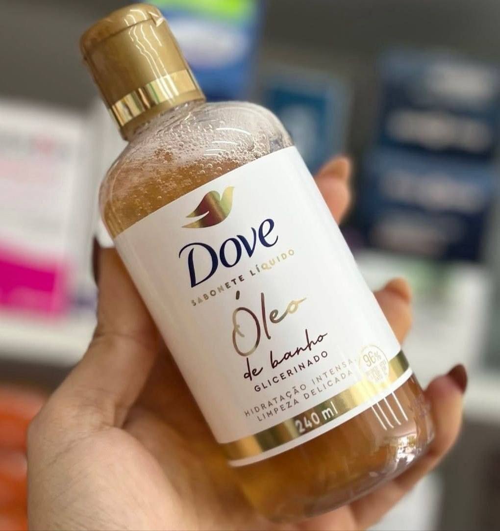 Dove Óleo de Banho Hidratação Intensa e Limpeza Delicada 240 ml