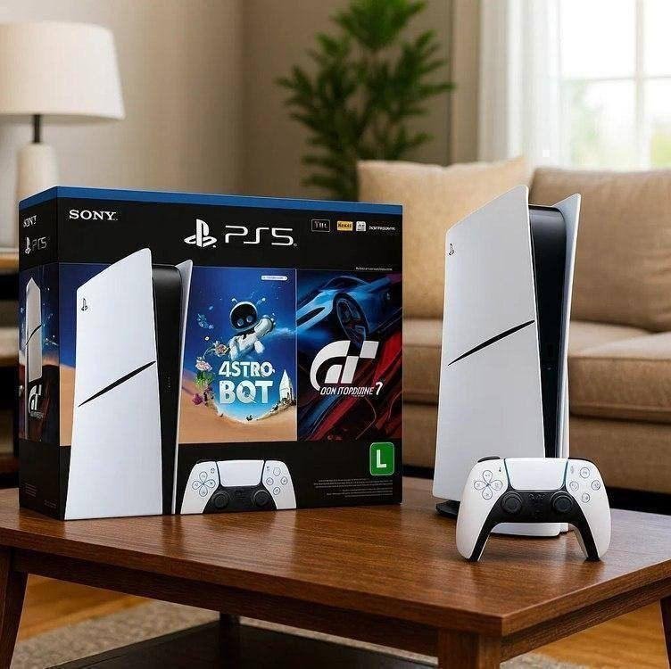 PlayStation®5 Slim Digital 825GB – Pacote ASTRO BOT e Gran Turismo 7
