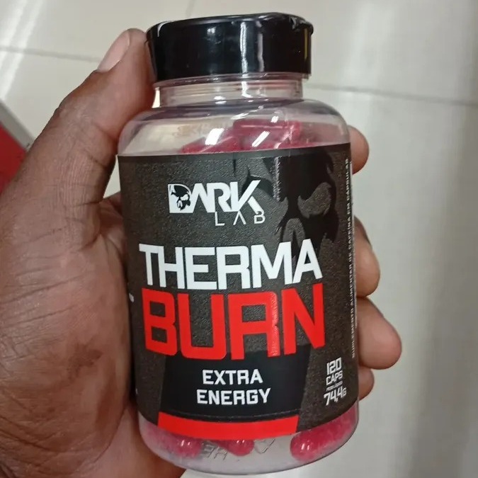 Termogênico Therma Burn 210mg De Cafeína 120 Caps Dark Lab Sabor Sem sabor