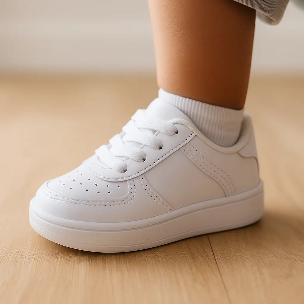 Tênis Branco Casual Air Para Criança